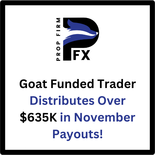 Goat Funded Trader Distributes Over $635K in November Payouts!