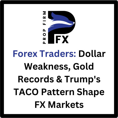 Forex Traders: Dollar Weakness, Gold Records & Trump's TACO Pattern Shape FX Markets 1 Forex Traders Dollar Weakness, Gold Records & Trump's TACO Pattern Shape FX Markets