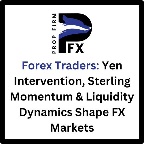 Forex Traders: Yen Intervention, Sterling Momentum & Liquidity Dynamics Shape FX Markets