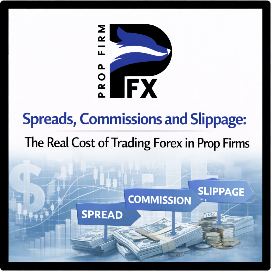 Spreads, Commissions and Slippage: The Real Cost of Trading Forex in Prop Firms